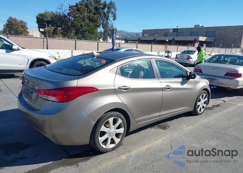2011 Hyundai Elantra Limited из США, поврежденный, VIN 5NPDH4AE0BH001277